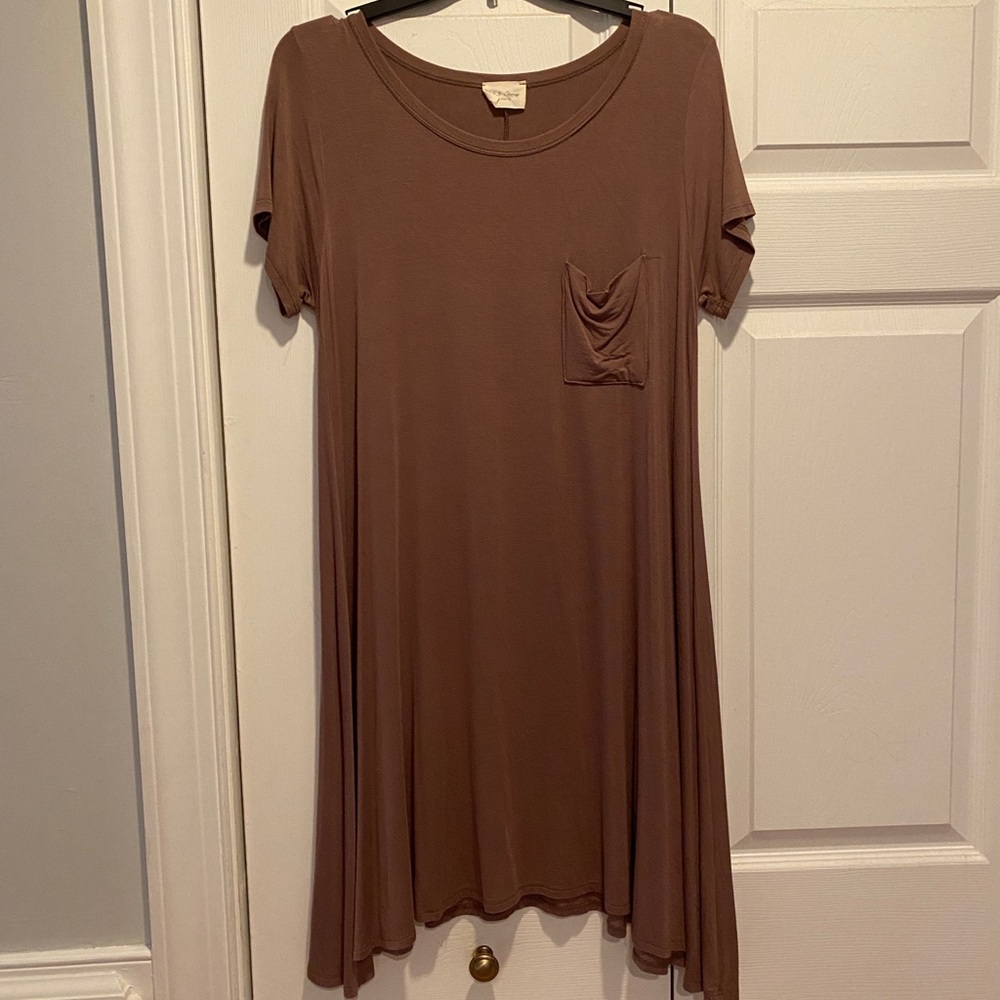 Casual jersey t-shirt dress